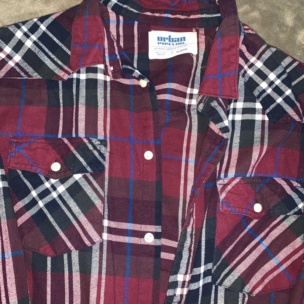 Men’s Urban Pipeline Long Sleeve Flannel